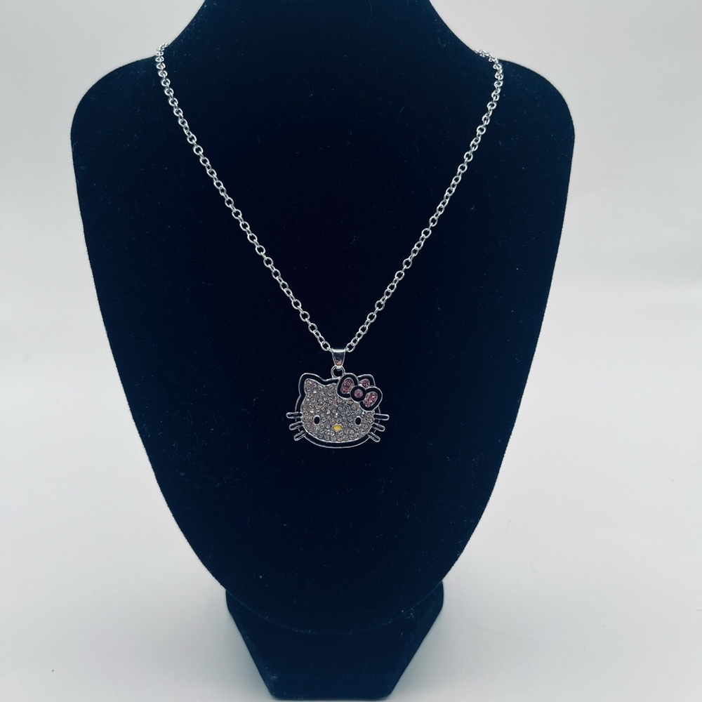 Hello Kitty Silver Color Necklace
